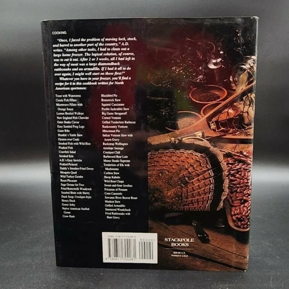 Complete Fish & Game‎ Cookbook Hardcover New Old Stock Livingston 1996 Revised